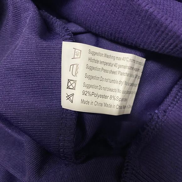 Coofandy Hoodie Dark Purple Draw String Preppy Light Weight Pocket Size L - Picture 6 of 15